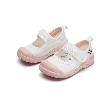 White Velcro Children's Shoes - White Baby Shoes