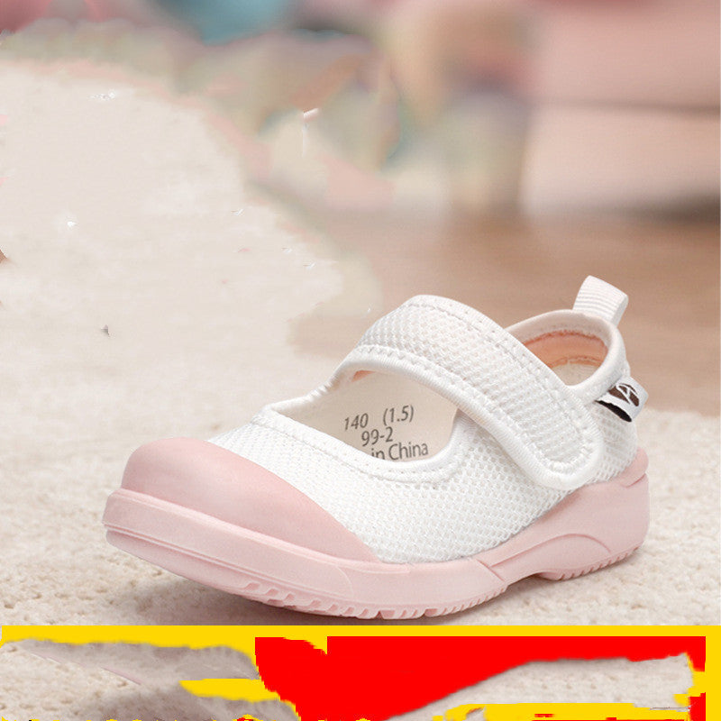 White Velcro Children's Shoes - White Baby Shoes