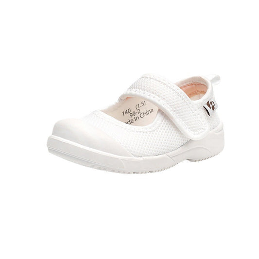White Velcro Children's Shoes - White Baby Shoes