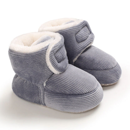 Fluffy Cotton Soft Sole Baby Shoes -Casual Toddler Shoes