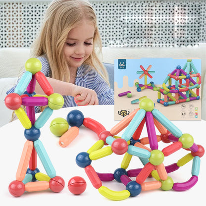 Baby Magnetic Stick Building Blocks Toy - Game Magnets Children Set