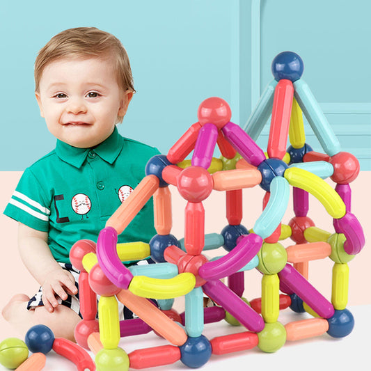 Baby Magnetic Stick Building Blocks Toy - Game Magnets Children Set
