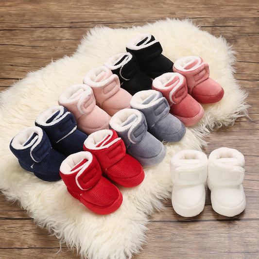 Fluffy Cotton Soft Sole Baby Shoes -Casual Toddler Shoes