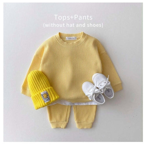 Infant Children's Sports Suit – Korean Baby Casual Two-Piece Sweater &