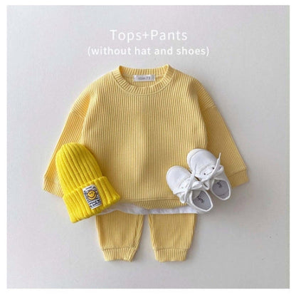Infant Children's Sports Suit – Korean Baby Casual Two-Piece Sweater &