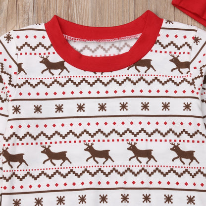 Baby Christmas Romper Clothes Sets Newborn Babies