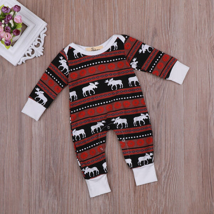 Baby Xmas Rompers Toddler Baby Boy Girl Christmas