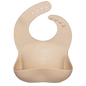 Fashionable silicon Breastplate Baby Bib Waterproof Solid Infant