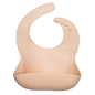 Fashionable silicon Breastplate Baby Bib Waterproof Solid Infant
