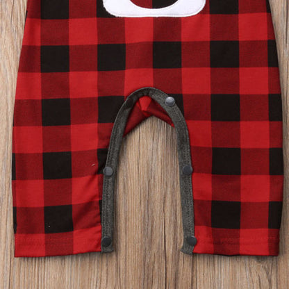 Newborn Baby Girls Boy Elk Christmas Romper