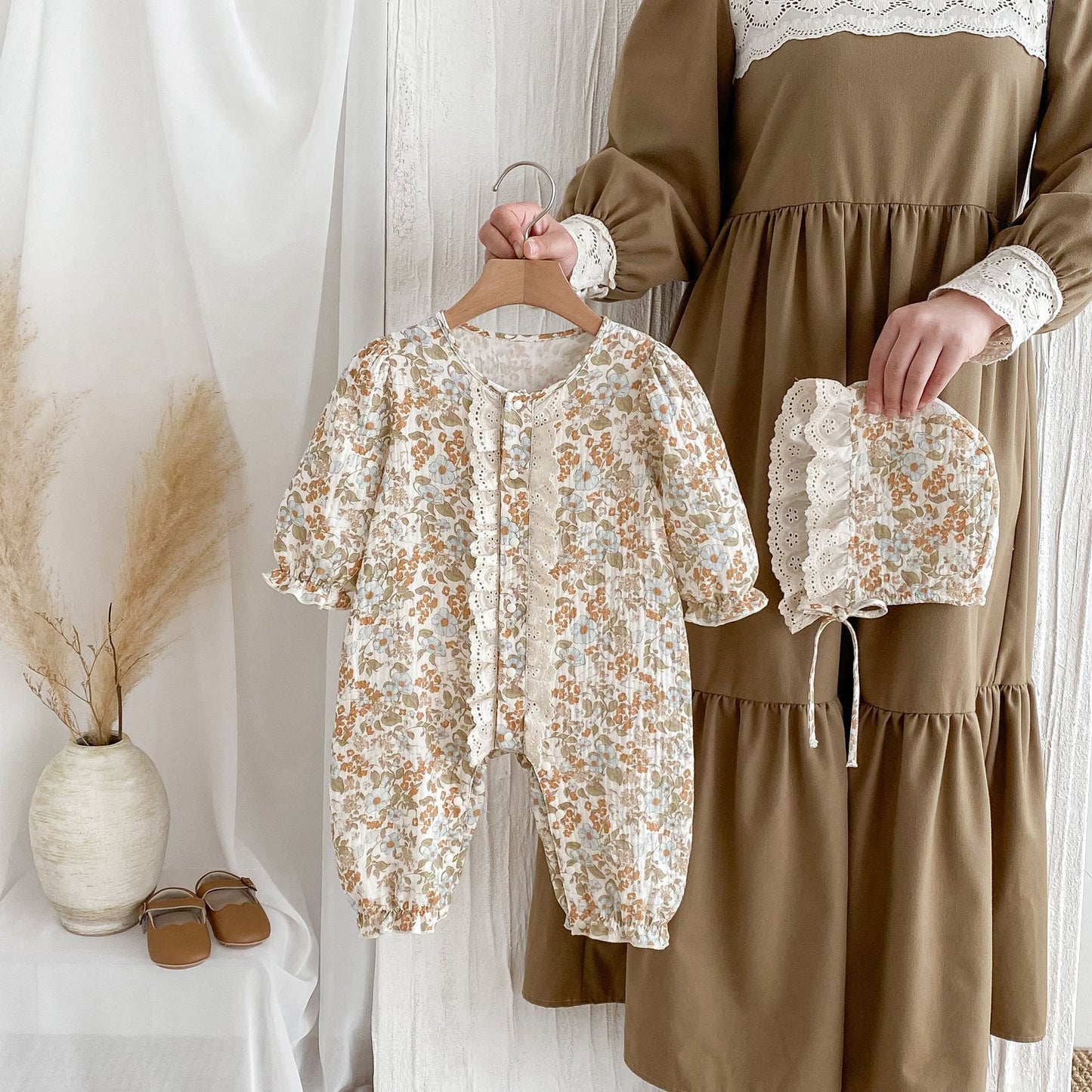 SoftNest™ – Cotton Baby Jumpsuit for Spring & Autumn