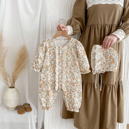 SoftNest™ – Cotton Baby Jumpsuit for Spring & Autumn