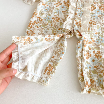 SoftNest™ – Cotton Baby Jumpsuit for Spring & Autumn