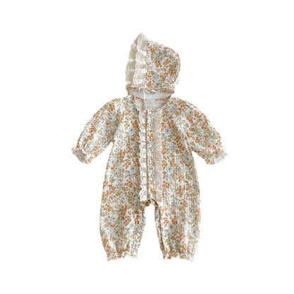 SoftNest™ – Cotton Baby Jumpsuit for Spring & Autumn