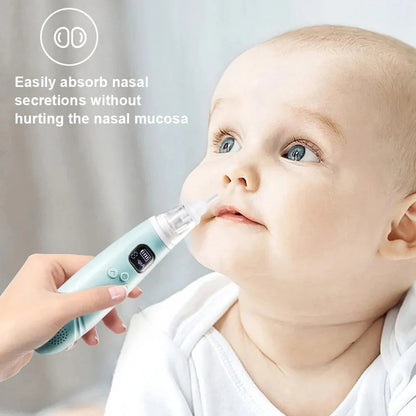 Baby Nose Cleaner Silicond Adjustable Suction Electric Child Nasal