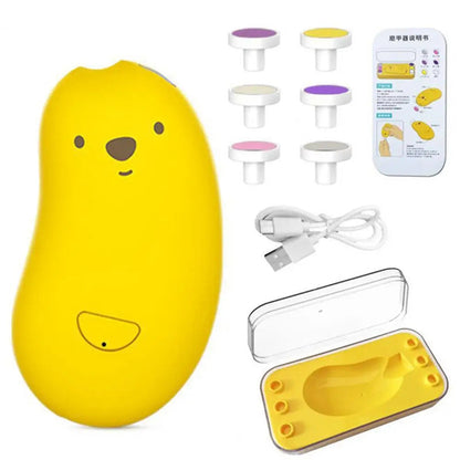 Electric Nail Polisher Rechargeable Baby Electric Nail Trimmer with