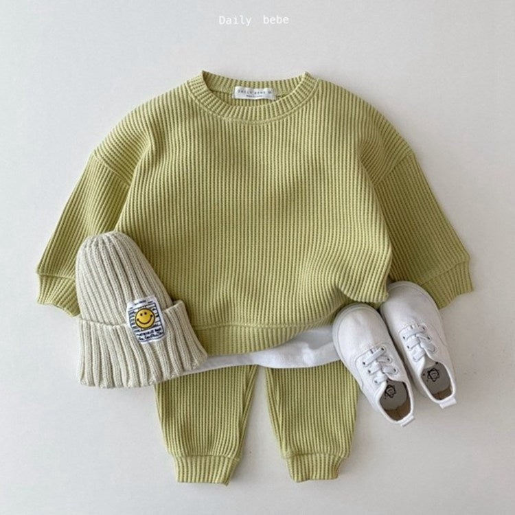 Infant Children's Sports Suit – Korean Baby Casual Two-Piece Sweater &