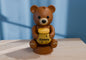 Personalized Teddy Bear Night Light – Custom Baby Room Decor Gift | 4"