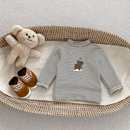 Autumn Baby Kids Boys Letters Embroidery Pattern Knitted Crew Neck