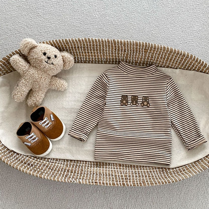 Autumn Baby Kids Boys Letters Embroidery Pattern Knitted Crew Neck