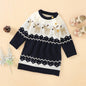 Baby Girl Embroidered Pattern Long Sleeve Autumn Style Christmas Dress